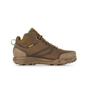 5.11 Work Gear Mens A/T All-Terrain Mid-Height Ankle Waterproof Work Boots, Dark Coyote, 8 Regular, Style 12446